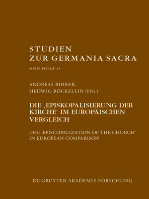 cover image of Die „Episkopalisierung der Kirche" im europäischen Vergleich
